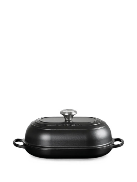  Le Creuset Plato De Pan Con Logo En Relieve - Negro 