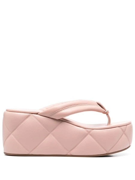  Le Silla Sandalias Square Acolchadas Con Plataforma - Rosa 