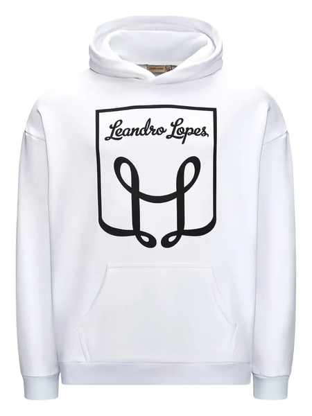  Leandro Lopes Sudadera Con Capucha Y Logo - Blanco 