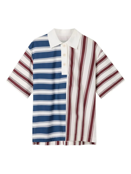  Lee Mathews Polo A Rayas - Azul 