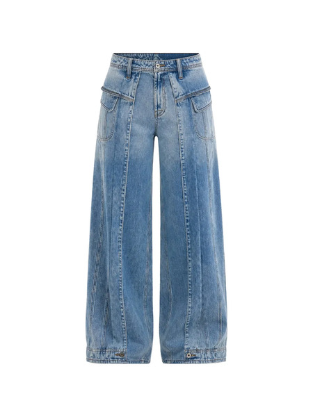  Lee X Feng Chen Wang Cargo Wide-leg Jeans - Azul 