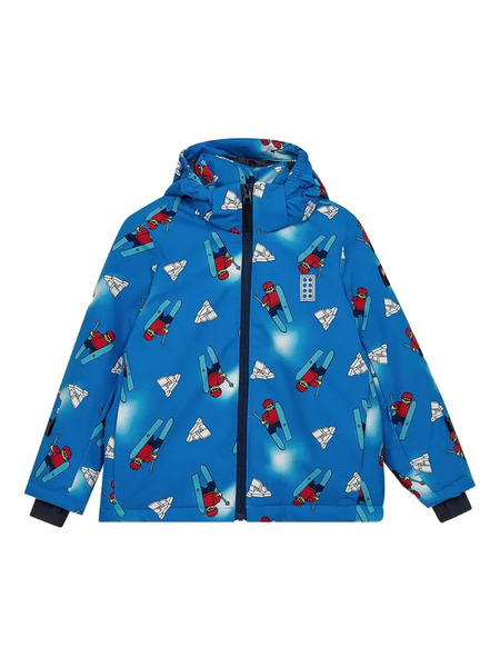  Lego Chaqueta Estampada Con Capucha - Azul 