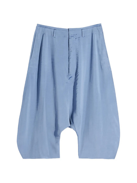  Lemaire Bermudas Con Pinzas - Azul 