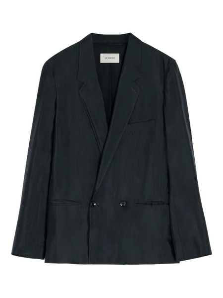  Lemaire Blazer Con Doble Botonadura - Azul 