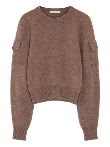  Lemaire Jersey Con Bolsillo - Marrón 