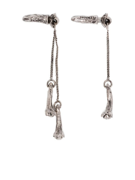  Lemaire Pendientes Con Colgante De Clavo - Plateado 