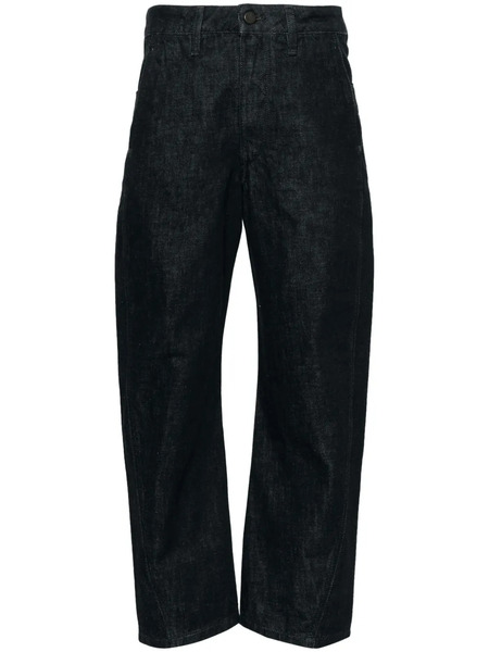  Lemaire Vaqueros Capri Twisted De Talle Alto - Azul 