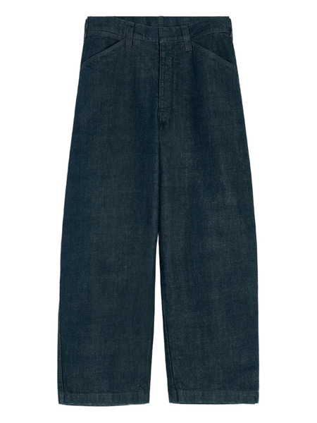  Lemaire Vaqueros Maxi Workwear Con Tiras Ajustables - Azul 