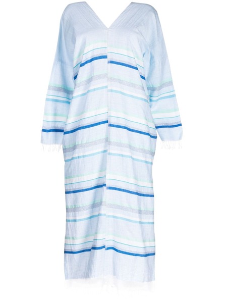  Lemlem Vestido Ruki A Rayas - Azul 