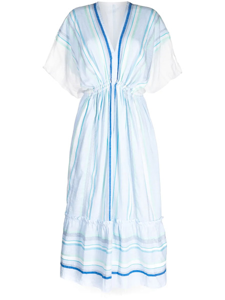  Lemlem Vestido Ruki A Rayas - Azul 