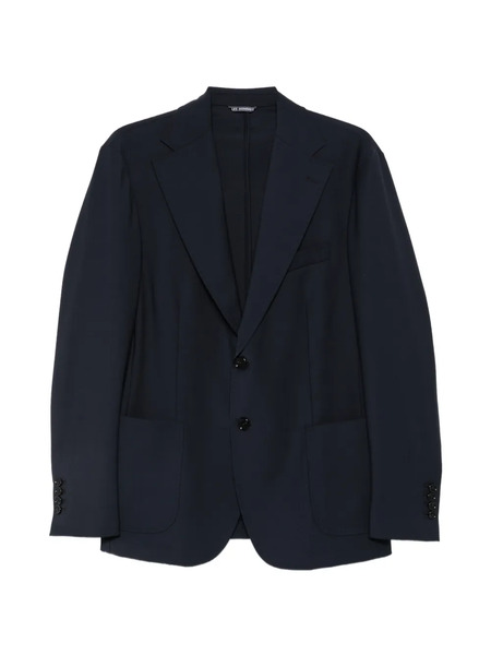  Les Hommes Blazer Con Botones - Azul 