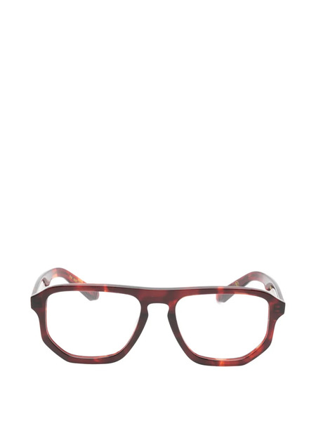  Lesca Gafas Con Montura Rectangular - Marrón 