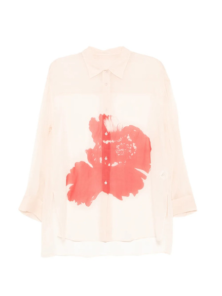  Less Camisa De Seda - Rosa 