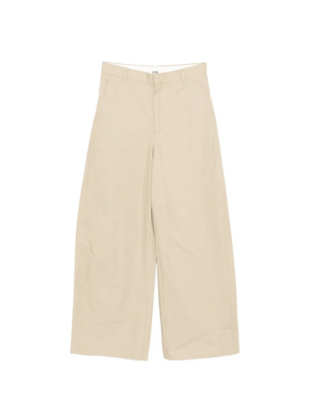  Less Pantalones Anchos De Algodón - Neutro 