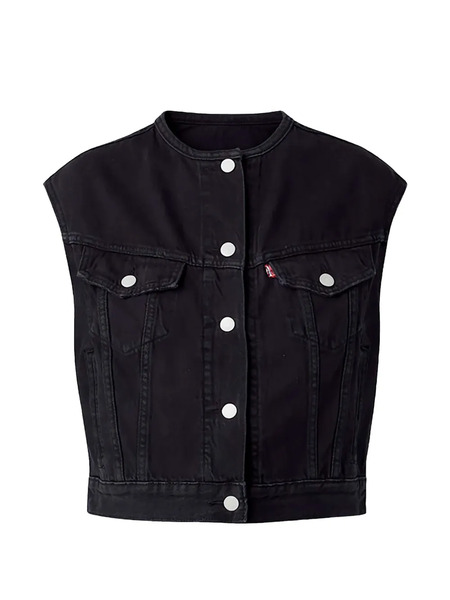  Levi's Chaleco Con Botones - Negro 