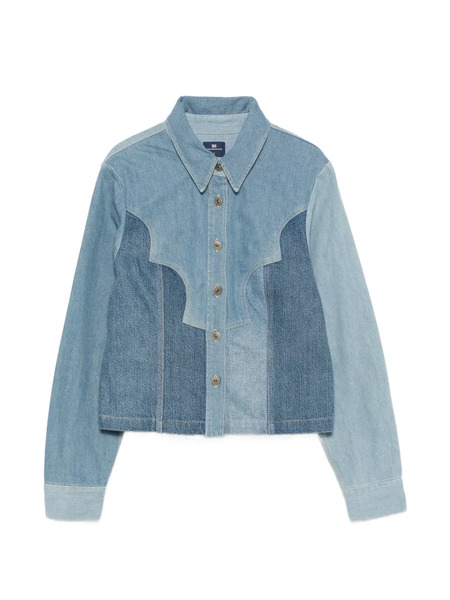 Levi's Chaqueta Con Diseño Patchwork Y Botones - Azul 