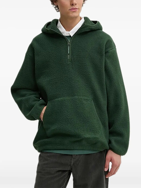  Levi's Sudadera Con Capucha Y Media Cremallera - Verde 