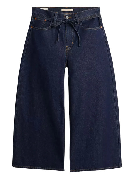  Levi's Vaqueros Capri Con Cintura Lazada - Azul 