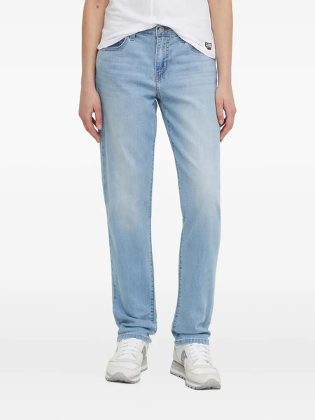  Levi's Vaqueros Con Parche Del Logo - Azul 