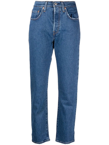  Levi's Vaqueros Rectos 501® Estilo Capri - Azul 