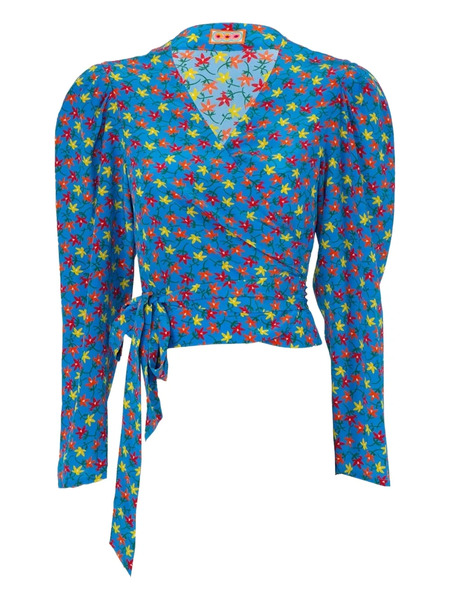  Lhd Blusa Odalys Con Manga Farol - Azul 