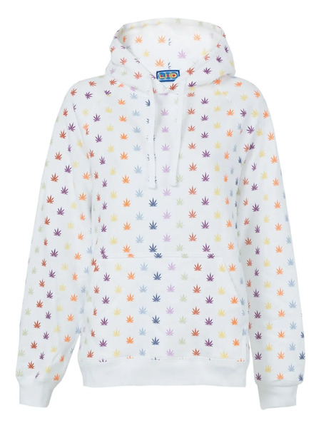  Lhd Jersey Estampado Con Capucha - Blanco 
