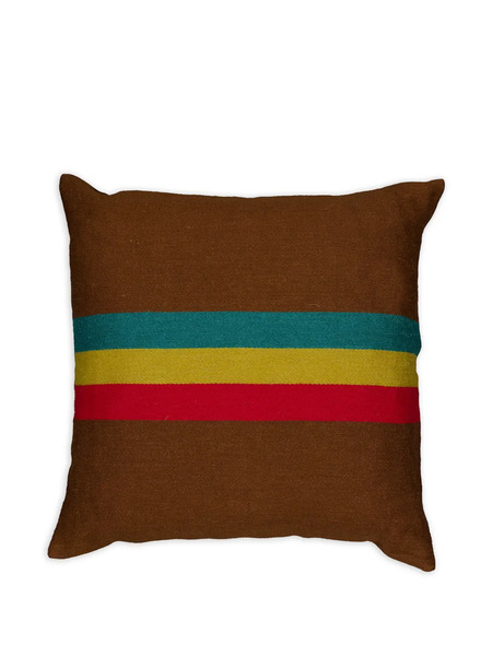  Libeco Funda De Almohada Manitoba A Rayas - Marrón 