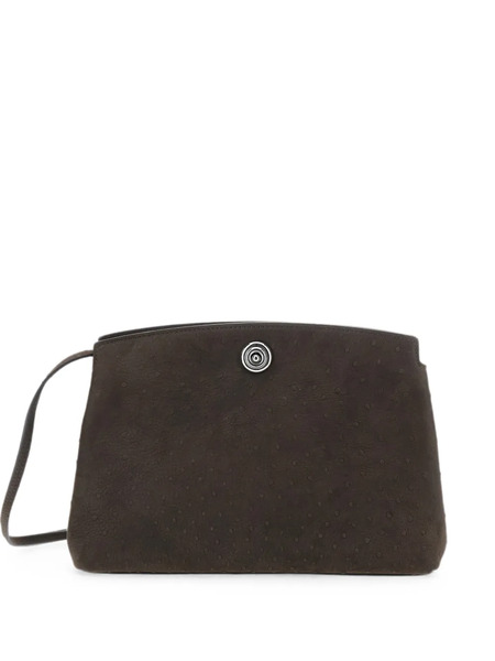  Liffner Pushlock Pouch Ostrich-effect Clutch Bag - Marrón 