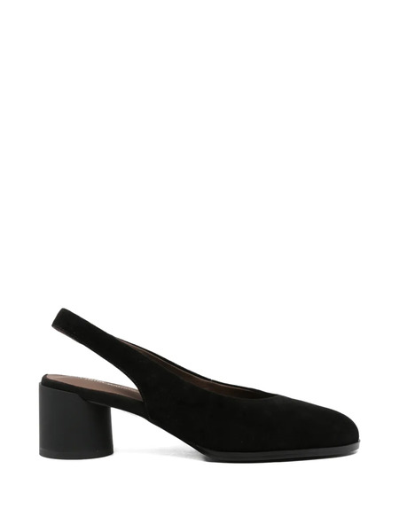  Linda Baumann Mules Con Tira Trasera - Negro 