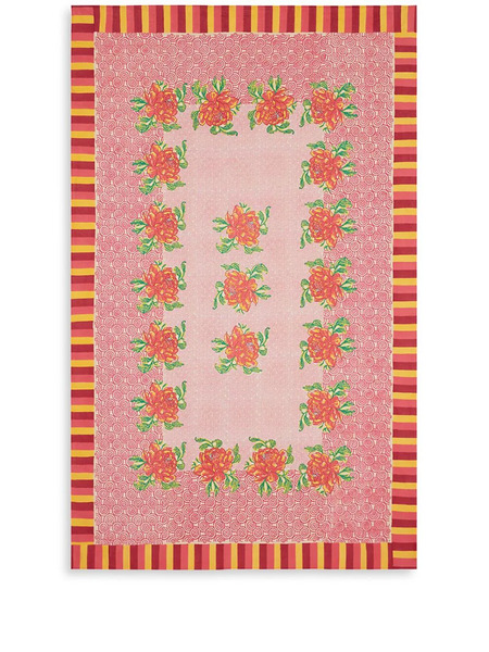  Lisa Corti Camelia Magenta Rectangular Tablecloth - Rosa 