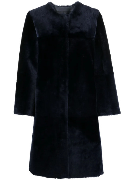  Liska Abrigo Reversible Con Pelo - Azul 