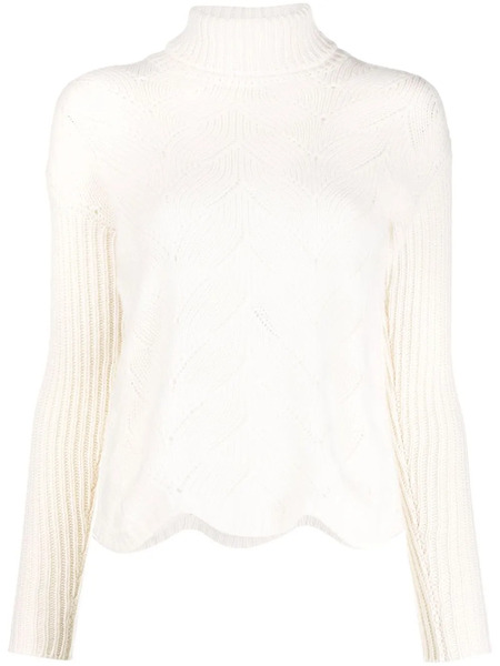  Liska Jersey Con Punto Calado - Blanco 