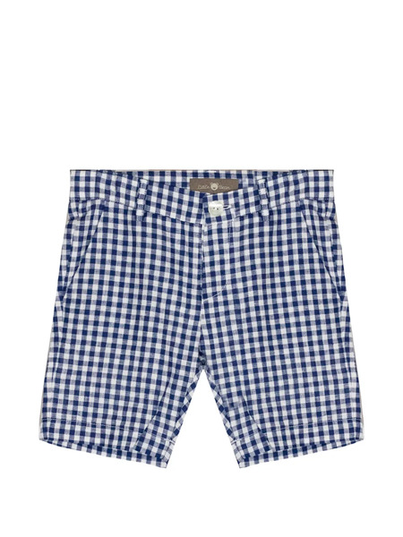  Little Bear Bermudas A Cuadros - Azul 