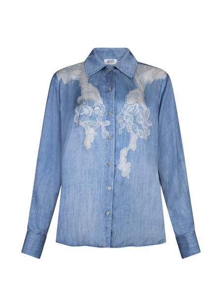  Liu Jo Camisa Con Estampado Digital - Azul 