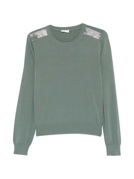  Liu Jo Jersey Con Apliques - Verde 