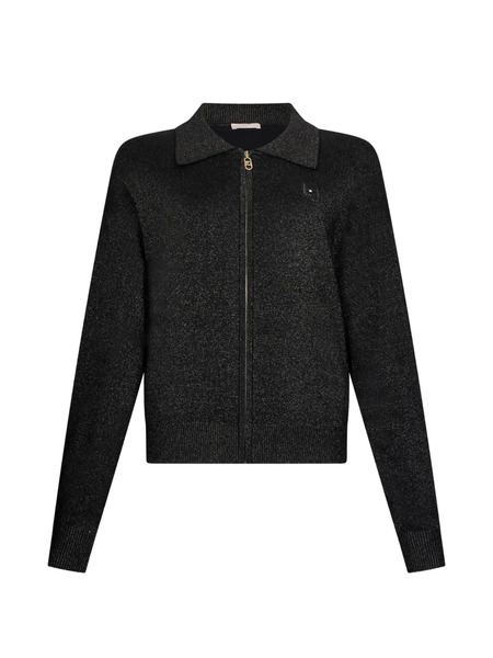  Liu Jo Jersey De Lúrex - Negro 