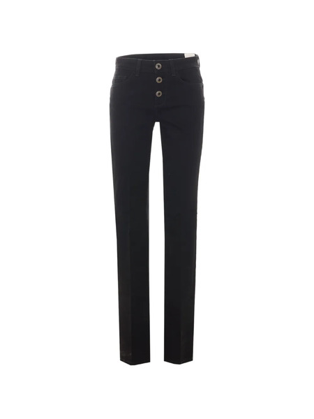  Liu Jo Logo-patch Skinny Jeans - Negro 