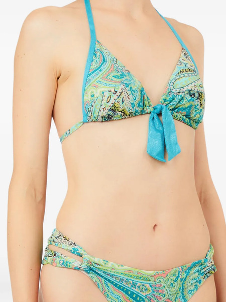  Liu Jo Paisley Tie Bikini - Azul 