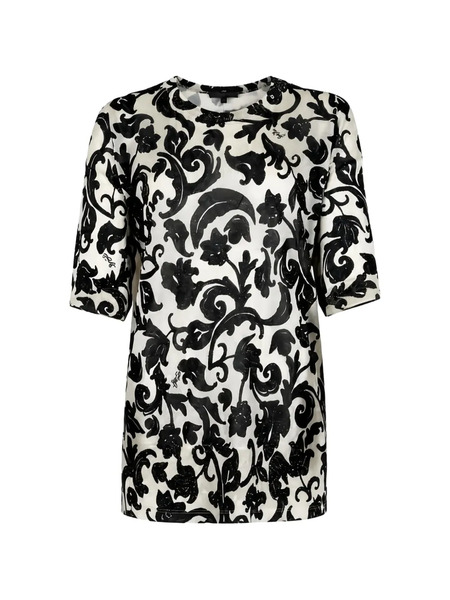  Liu Jo Pattern Short-sleeve T-shirt - Negro 