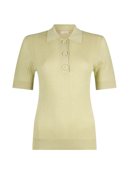  Liu Jo Polo Con Botones - Amarillo 