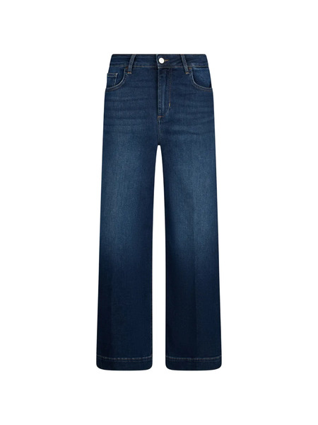  Liu Jo Vaqueros Acampanados Con Apliques De Strass - Azul 