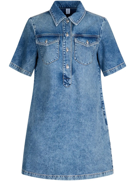  Liu Jo Vestido Corto Vaquero - Azul 