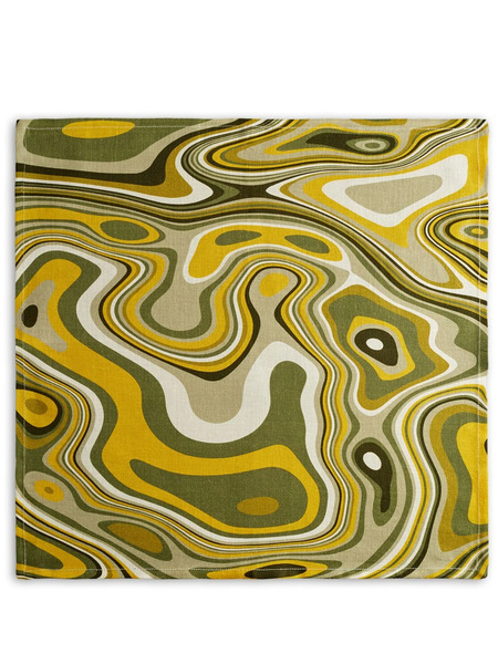  L'objet Servilletas Sateen Waves - Verde 