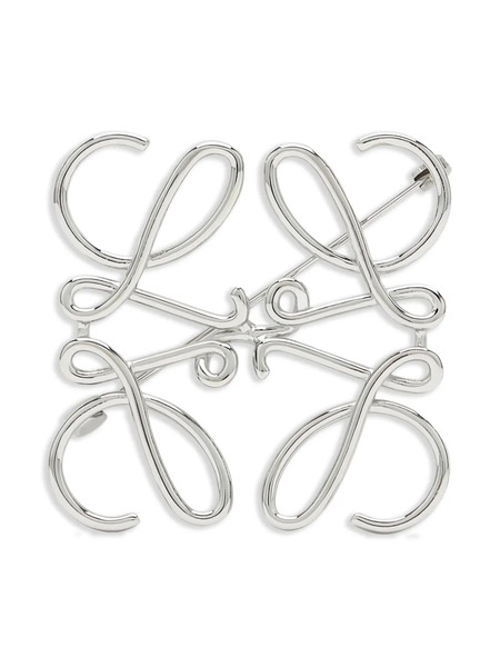  Loewe Broche Con Anagrama - Plateado 