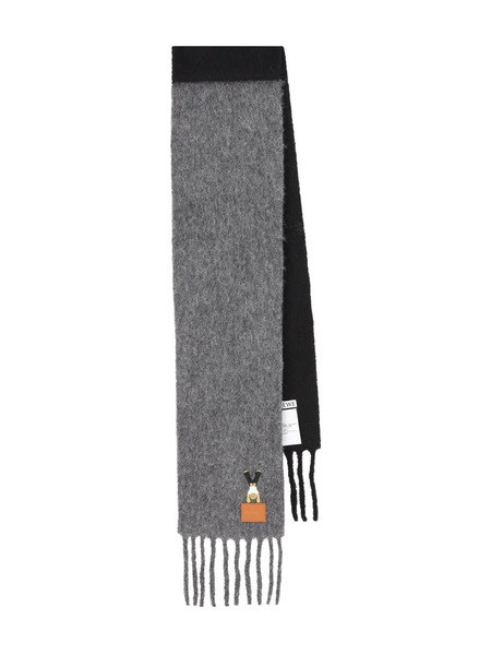  Loewe Bufanda Con Flecos - Gris 