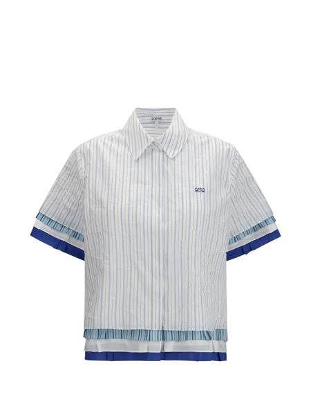  Loewe Camisa A Rayas - Blanco 