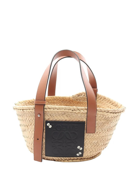 Loewe Pre-owned Bolso Shopper Dust Bunnies Basket Pequeño De Rafia Studio Ghibli My Neighbor Totoro 2010-2025 - Marrón 