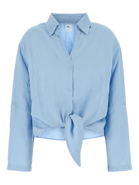  Lois Jeans Blusa Con Lazo Frontal - Azul 