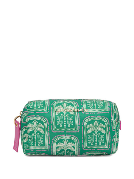  Lola Casademunt Estuche De Maquillaje Con Letras Del Logo - Verde 