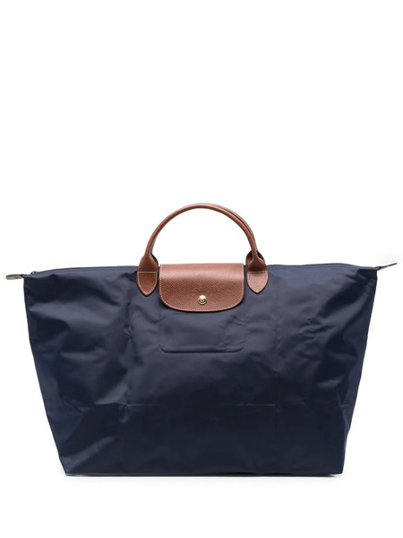  Longchamp Bolso De Viaje Grande Le Pliage Original - Azul 